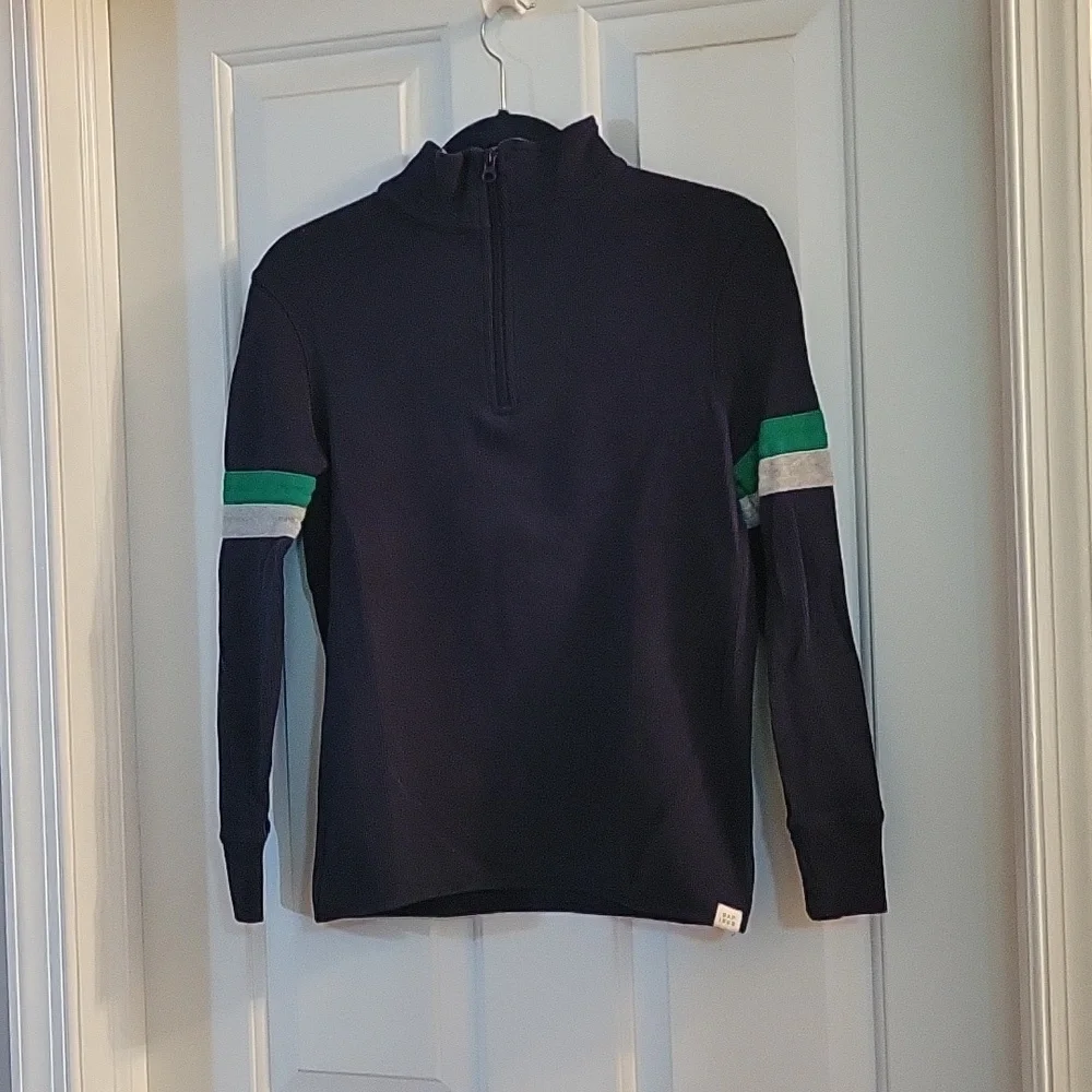 Gap navy cotton one quarter zip  sweater xl
